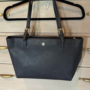 Tory Burch Navy Blue Tote Purse